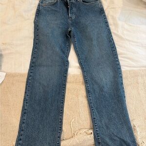 Favorite Daughter High Rise Blue Jeans Classic Style